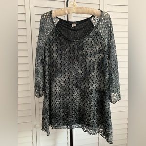 Ashley J Eyelet Lined Top